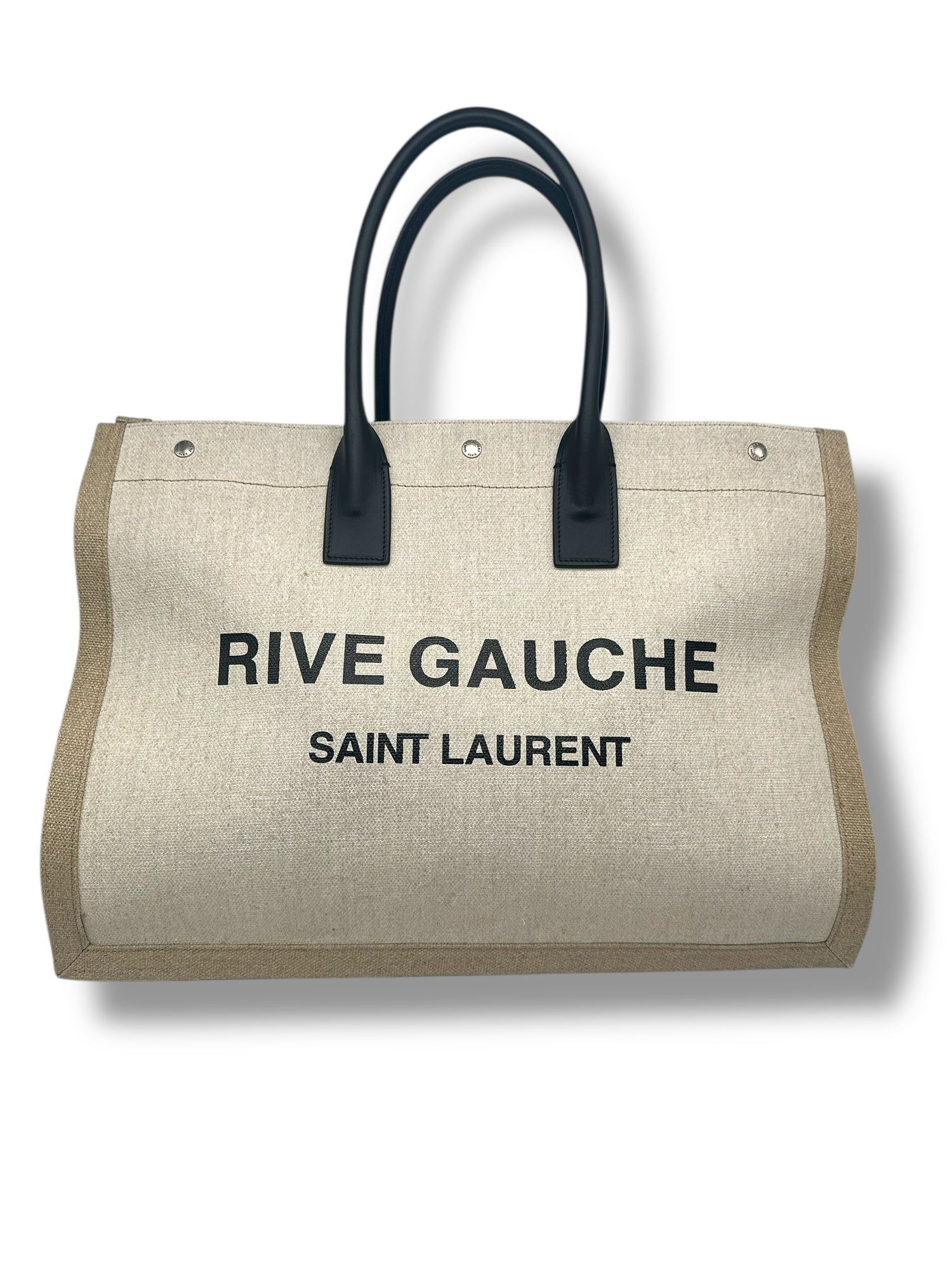Saint Laurent - Cabas en toile rive gauche
