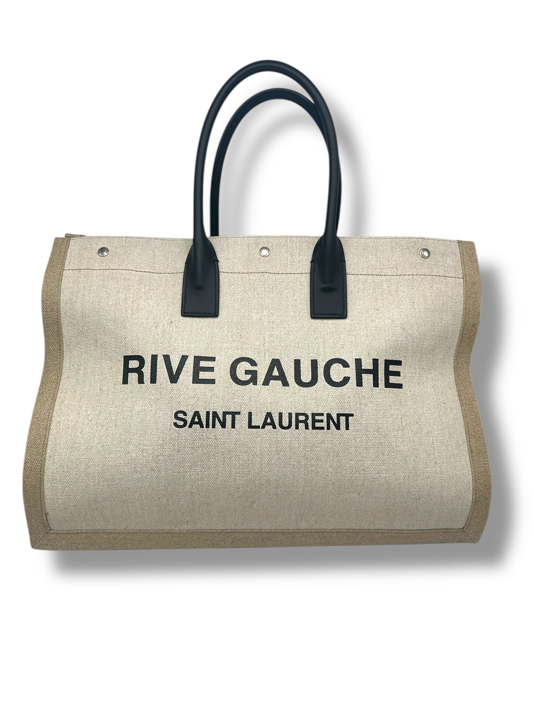 Saint Laurent - Cabas en toile rive gauche