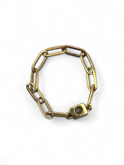 Dinh van - Bague chaîne « Le Cube Diamant » T51