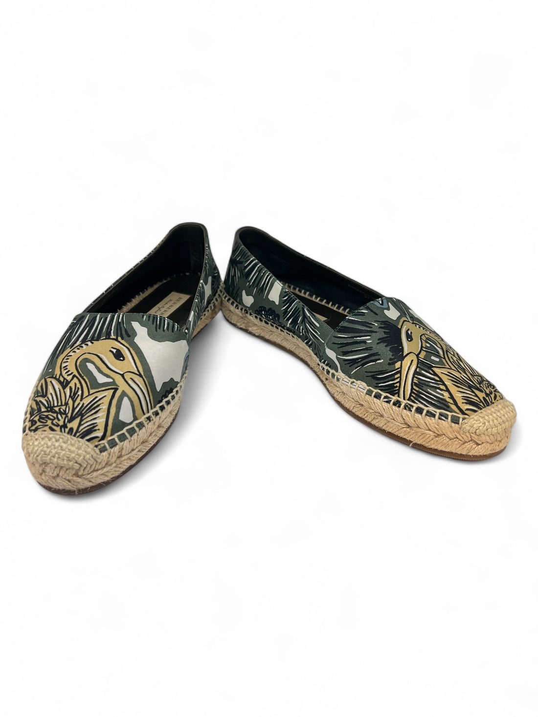 Burberry - Espadrilles mit grünen Mustern