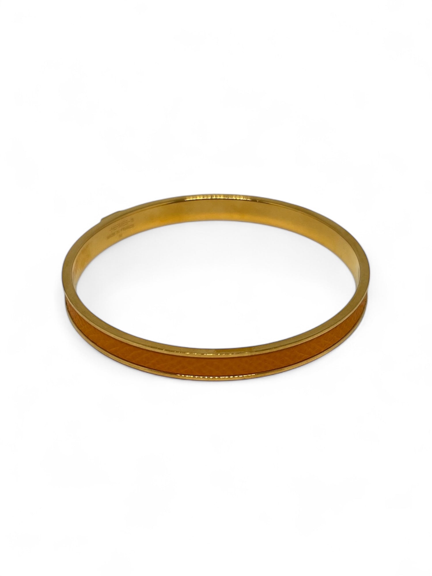 Hermès - Bracelet jaune T70