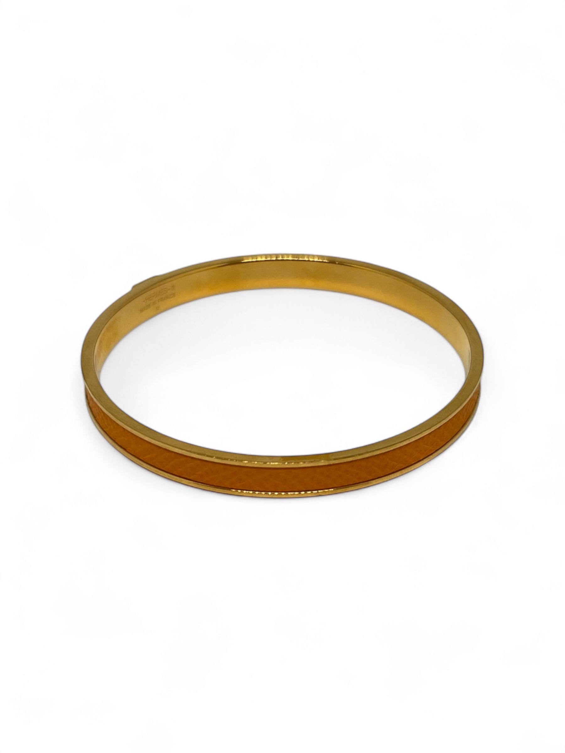 Hermès - Bracelet jaune T70