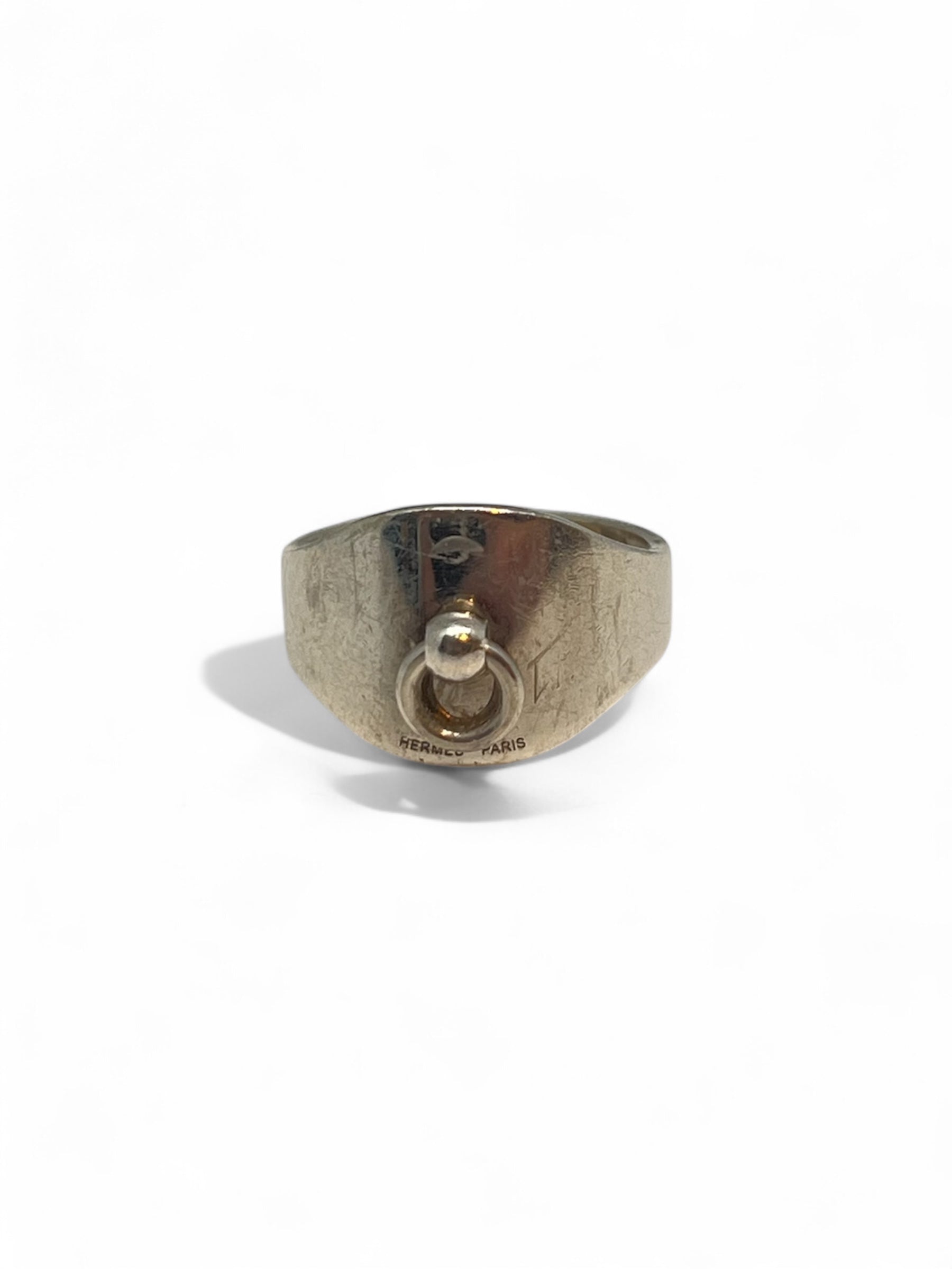 Hermès - Bague en argent vintage T55