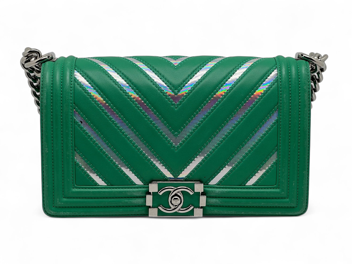Chanel - Sac Boy Vert édition limité