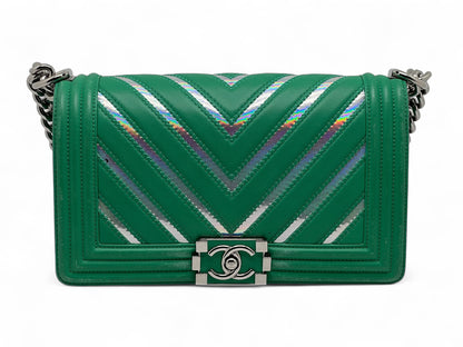 Chanel - Sac Boy Vert édition limité