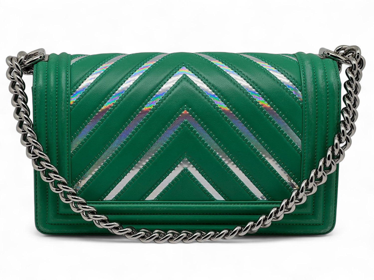 Chanel - Sac Boy Vert édition limité