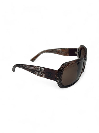 Chanel - Lunettes de soleil marron