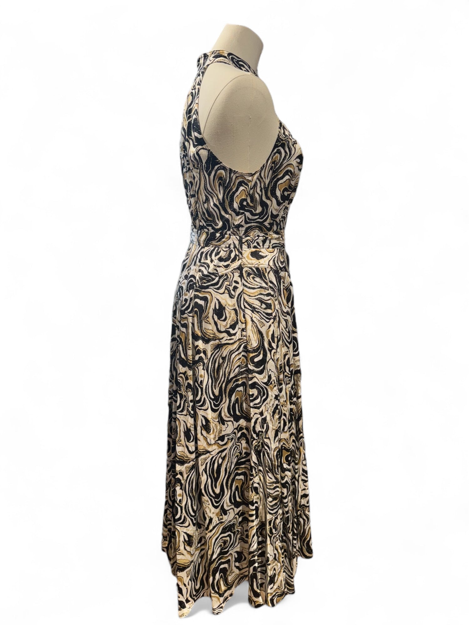 DVF Diane VanFurstenberg - Abito con motivo marmo