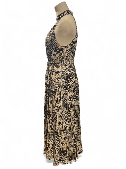 DVF Diane VanFurstenberg - Abito con motivo marmo
