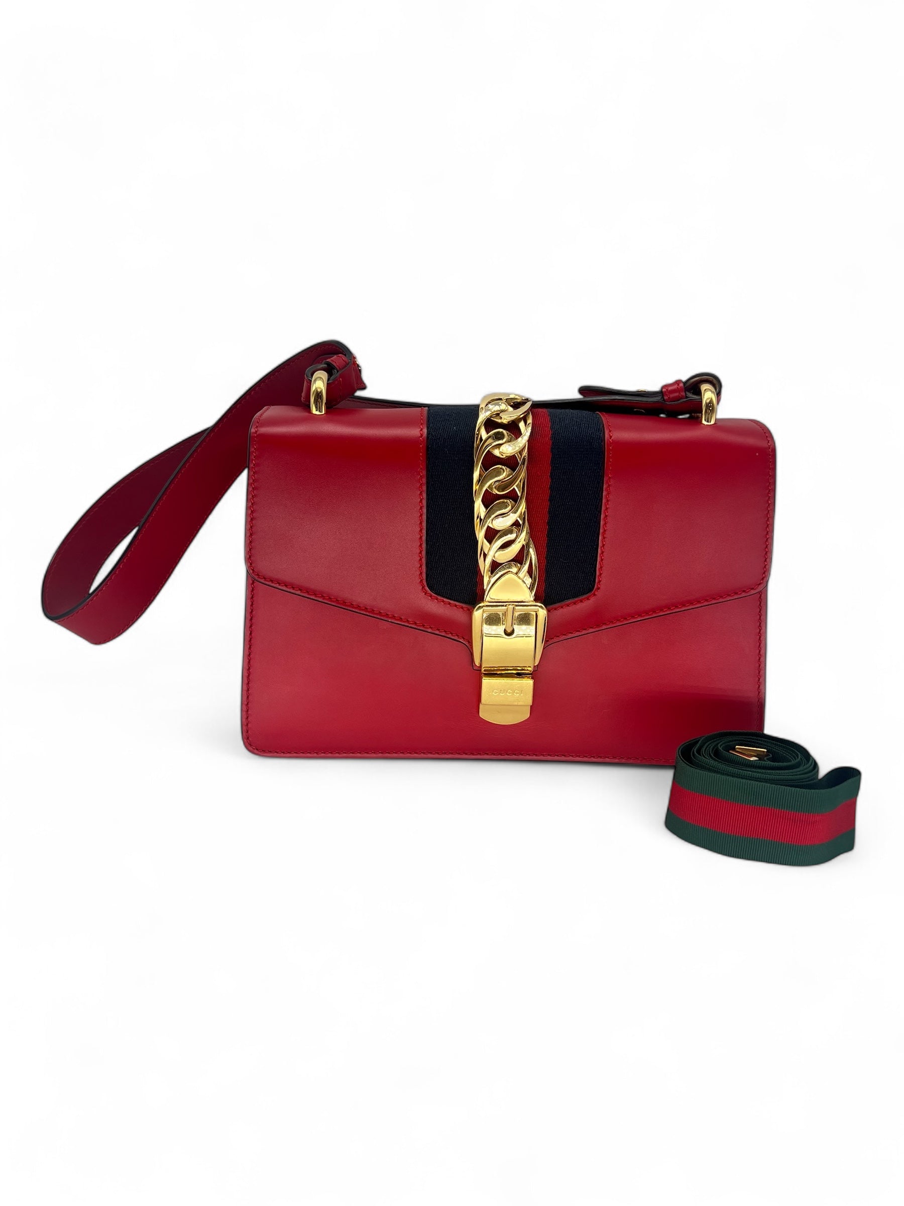 Gucci - Rote Sylvie-Tasche
