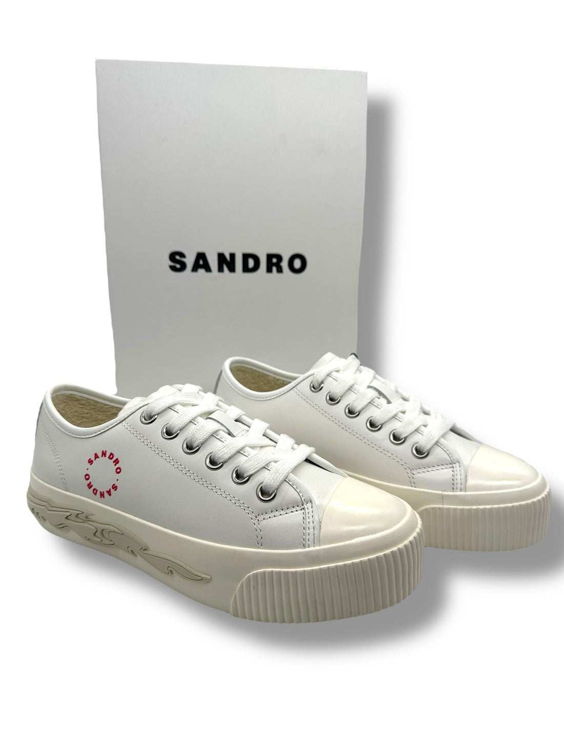 Sandro - Basket Anouk blanche T36