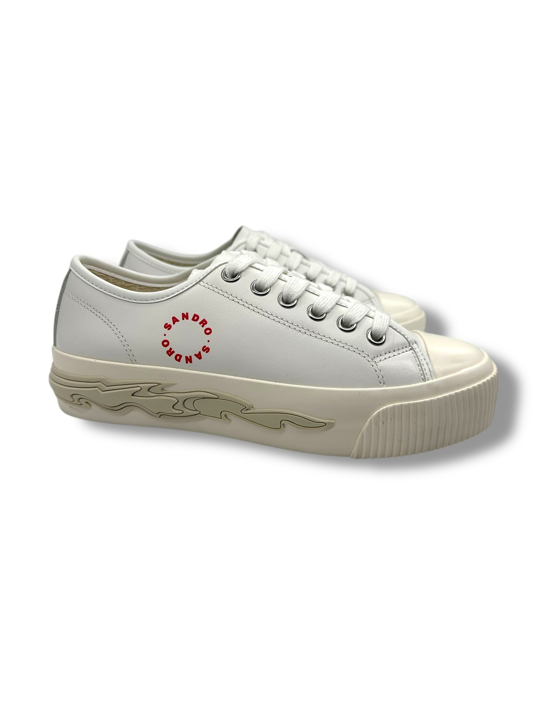 Sandro - Basket Anouk blanche T36