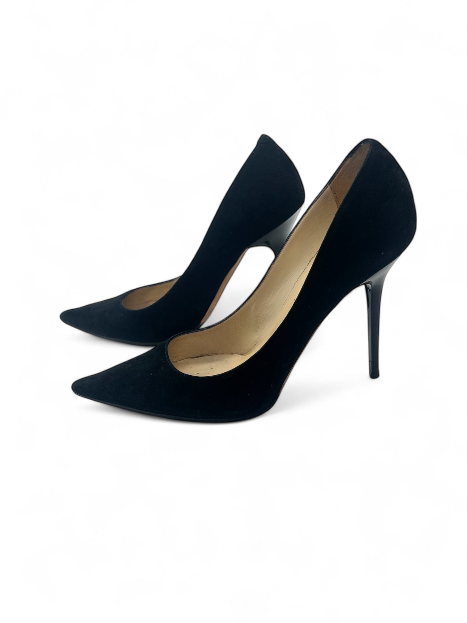Jimmy Choo - Décolleté in camoscio nero T39,5