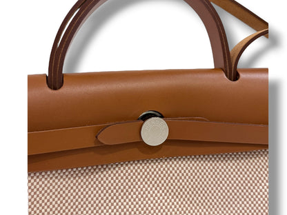 Hermès - Sac Herbag 31 Zip quadrille