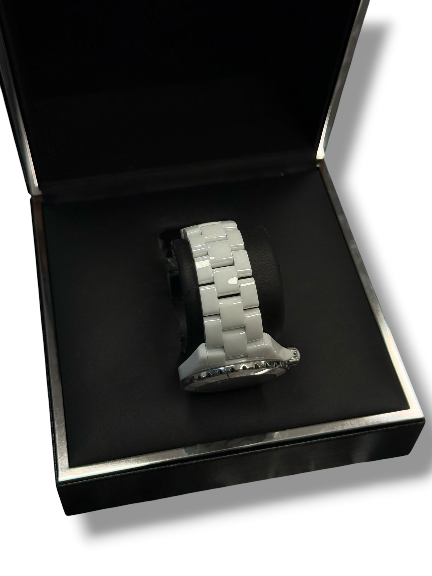 Chanel - Montre J12 Date 38mm Automatique céramique blanche