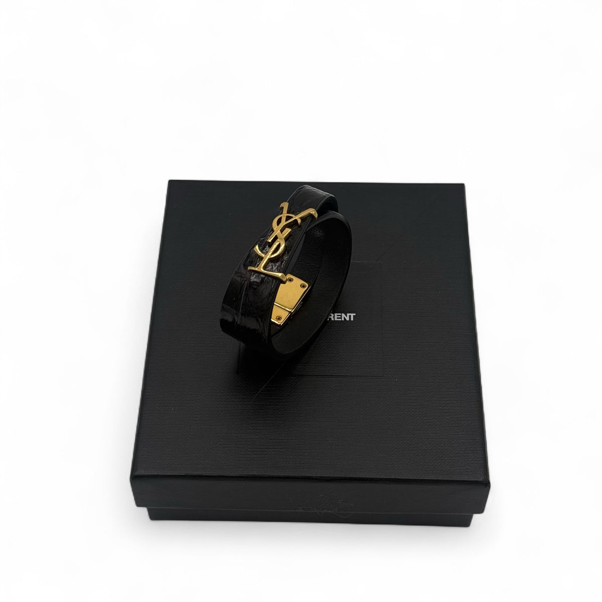 Saint Laurent - Bracciale in alligatore