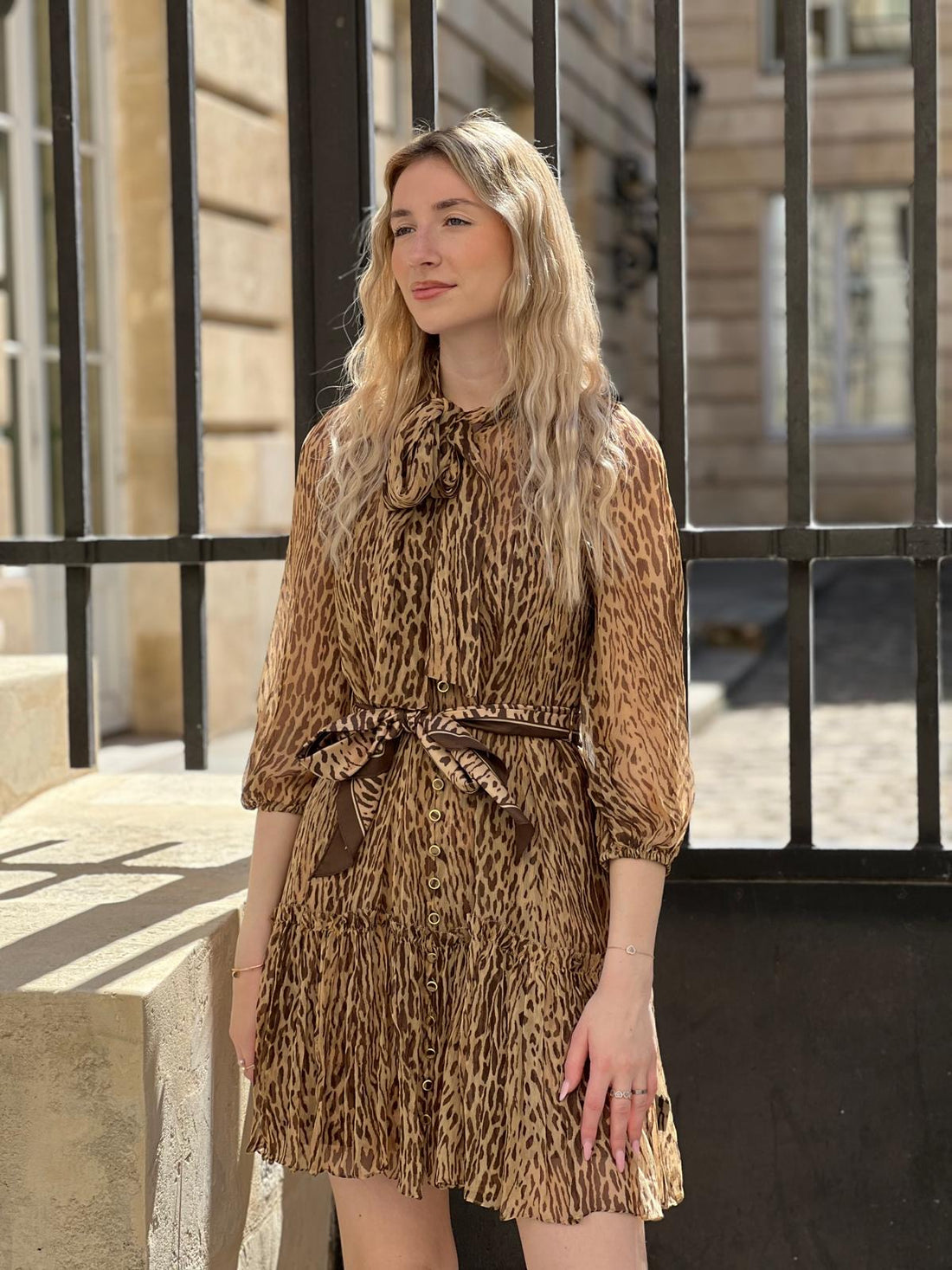 Zimmermann -  Robe longue léopard T0