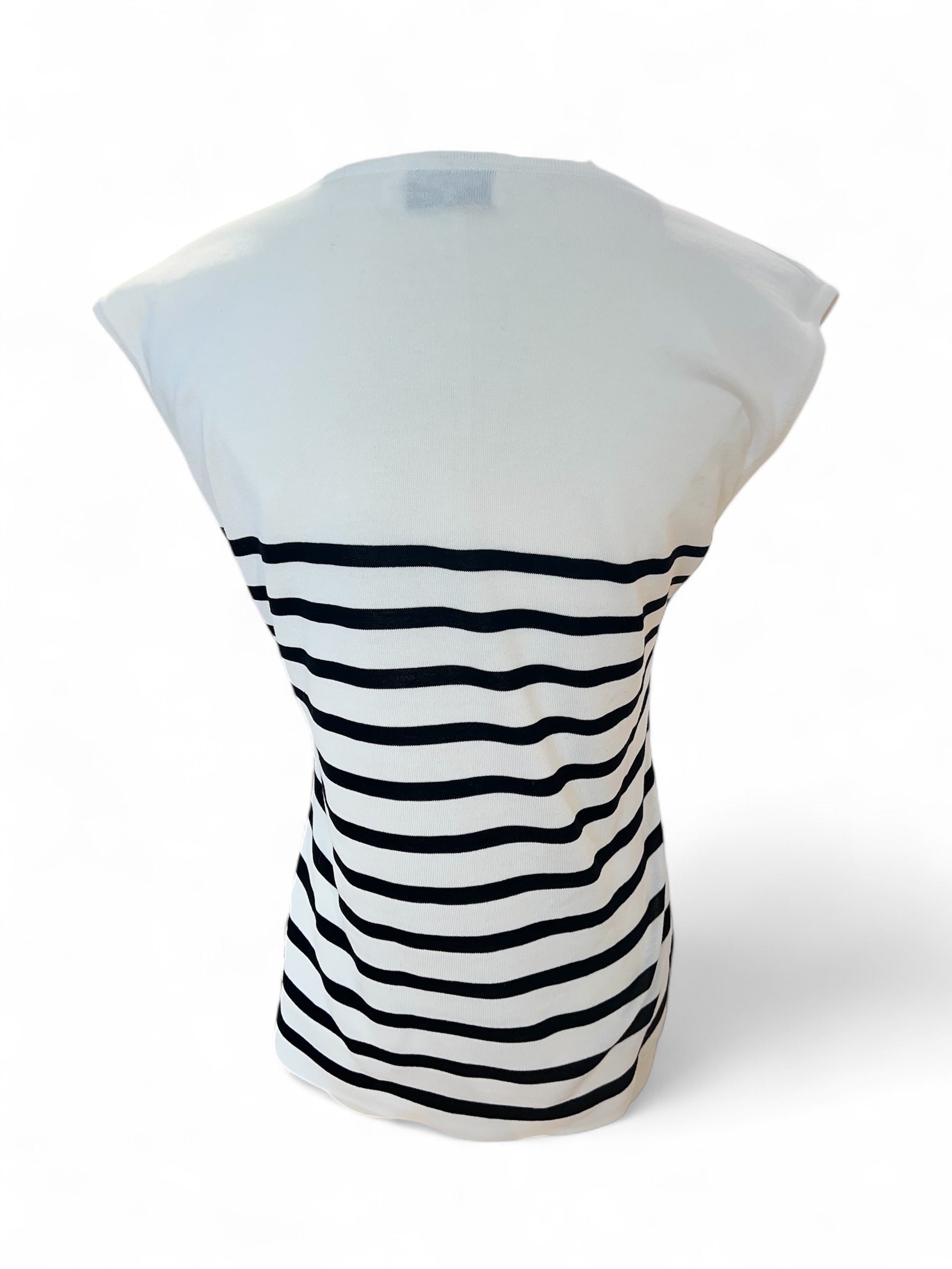 Chanel - CC marinière tank top T38