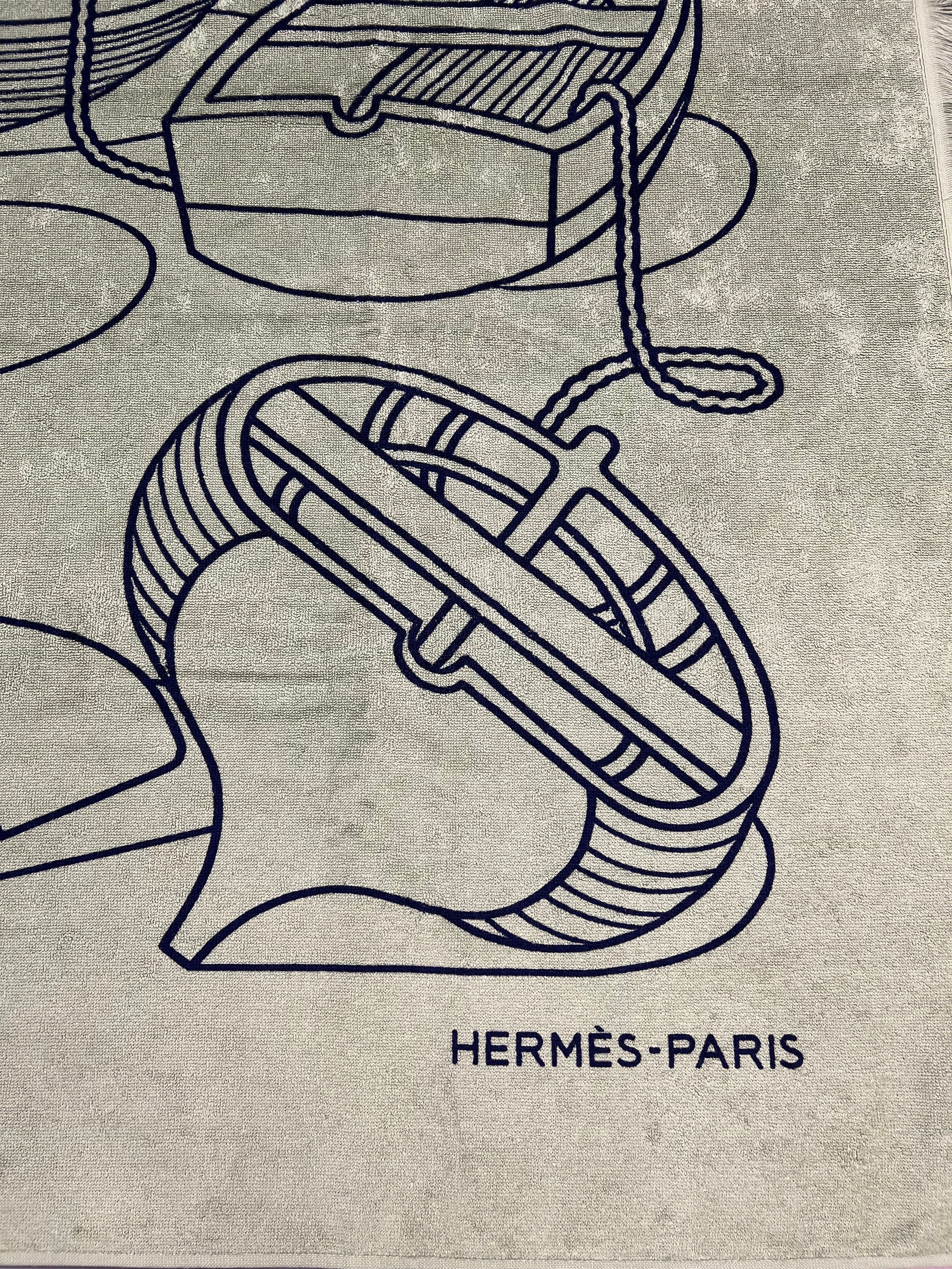 Hermès - Serviette de bain – Les Folies d'Eugenie