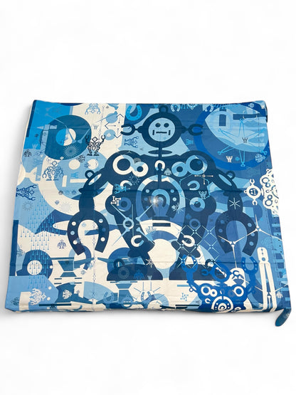 Hermès - Châle bleu