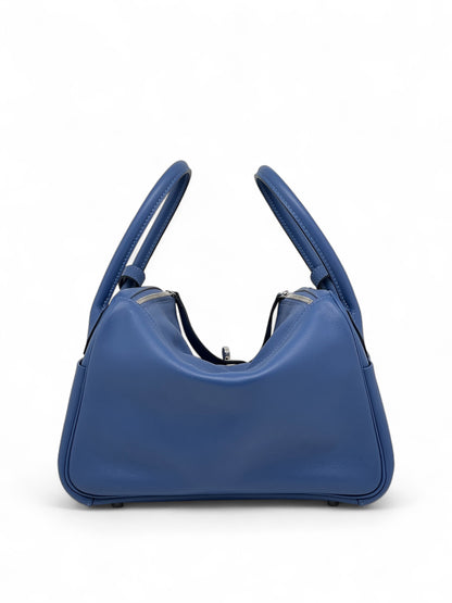 Hermès - Sac Lindy 26 bleu saphir