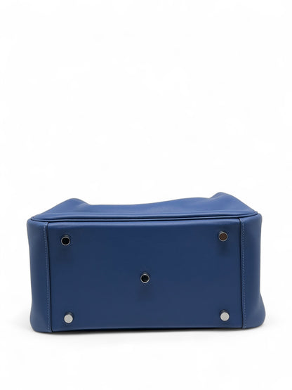 Hermès - Sac Lindy 26 bleu saphir