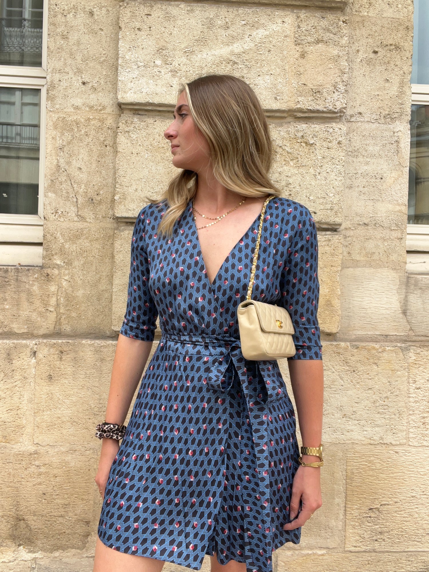 Maje - Blue Dress Size 36 Les Folies d'Eugenie Maje - Blue Dress Size 36 Les Folies d'Eugenie