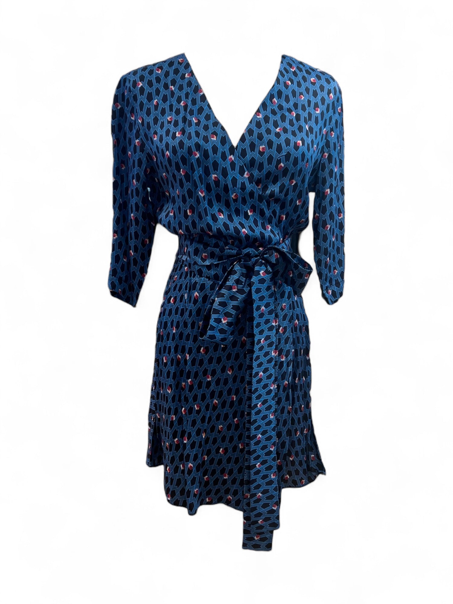 Maje - Blue Dress Size 36 Les Folies d'Eugenie Maje - Blue Dress Size 36 Les Folies d'Eugenie