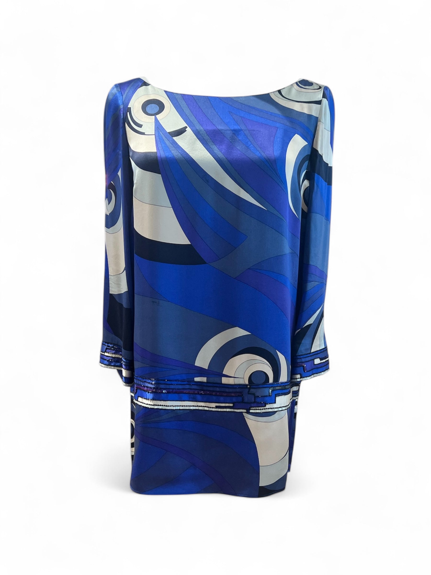 Emilio Pucci - Blaues Oberteil Größe 36