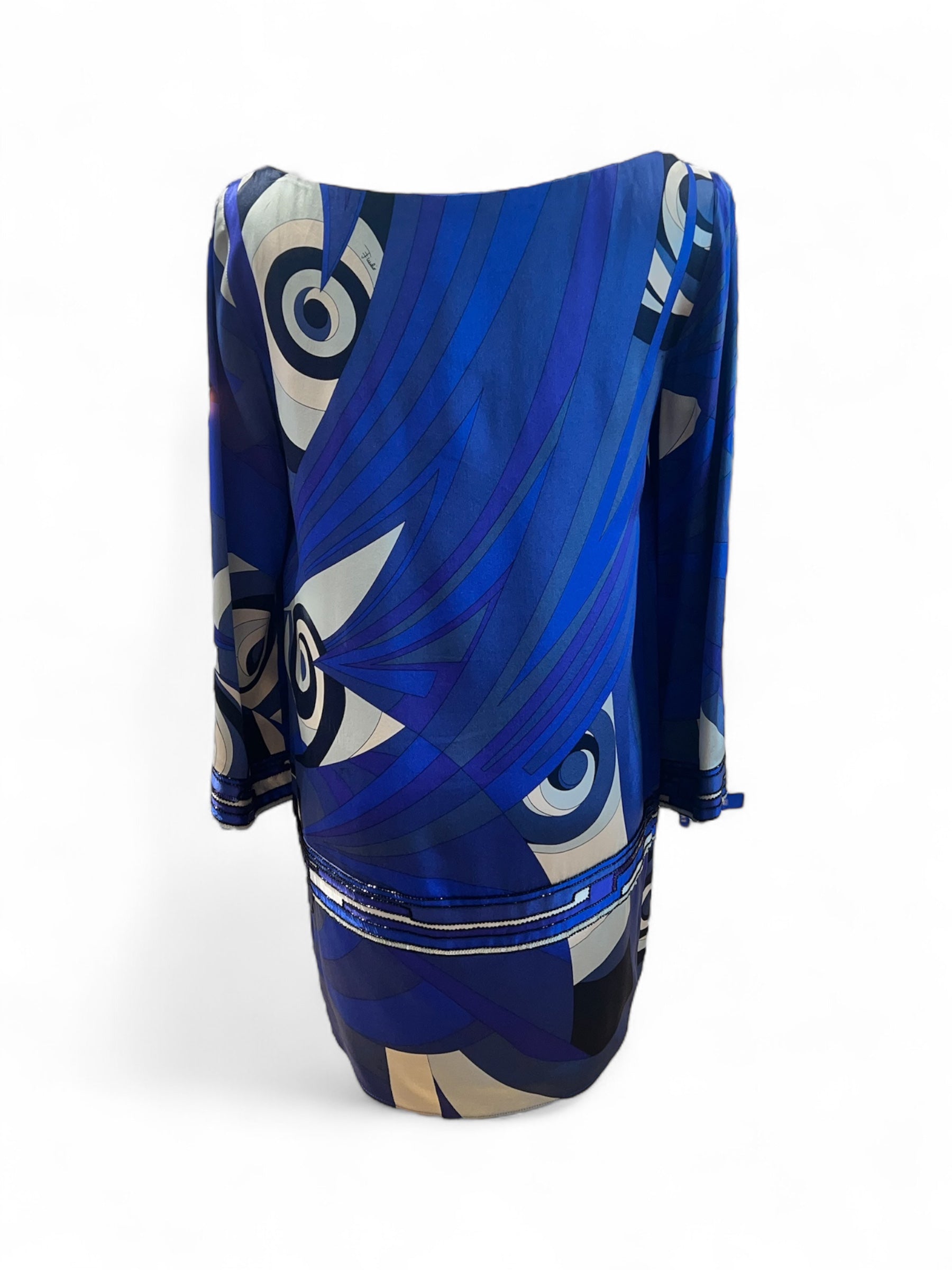Emilio Pucci - Blaues Oberteil Größe 36