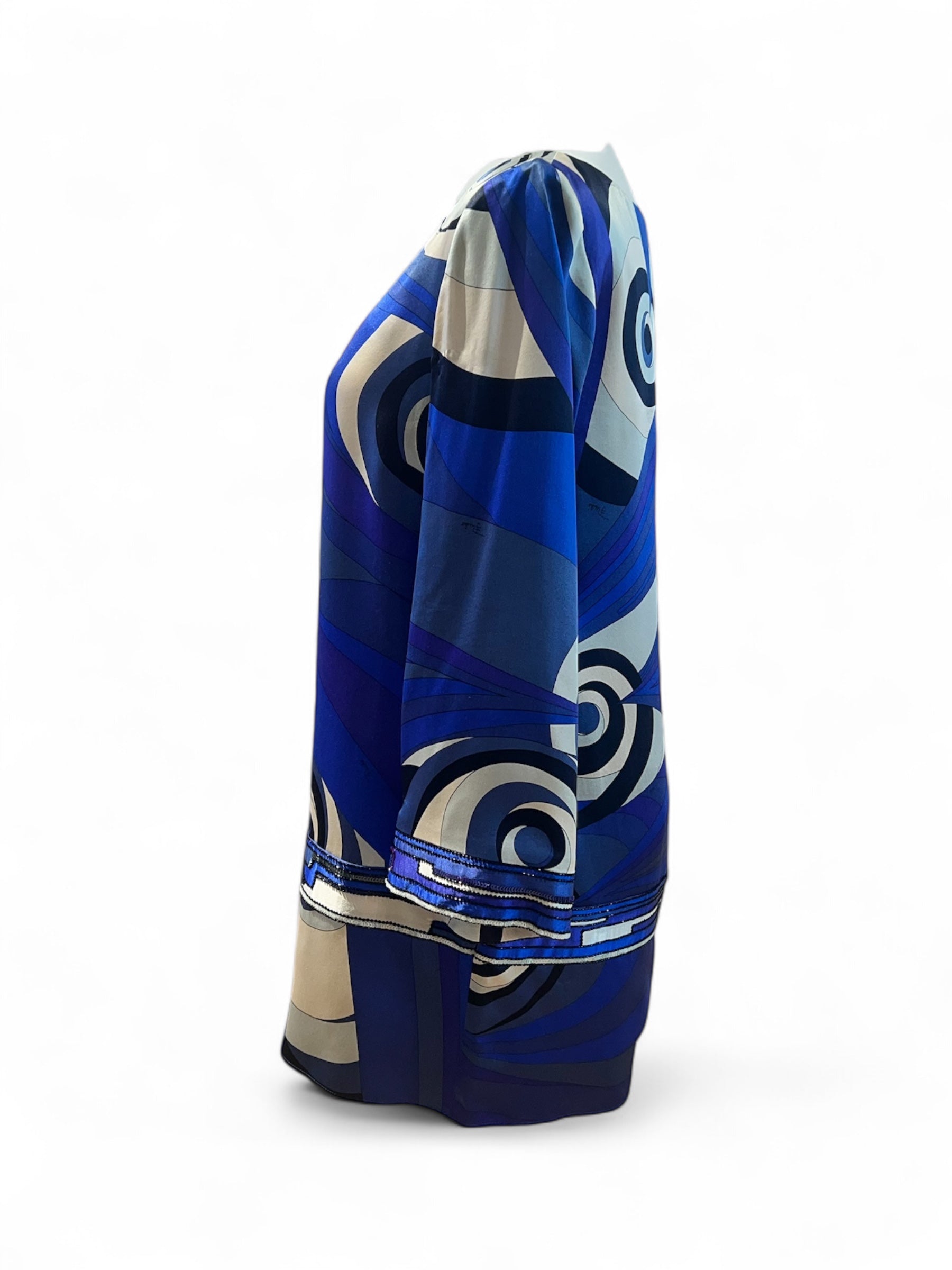 Emilio Pucci - Blaues Oberteil Größe 36