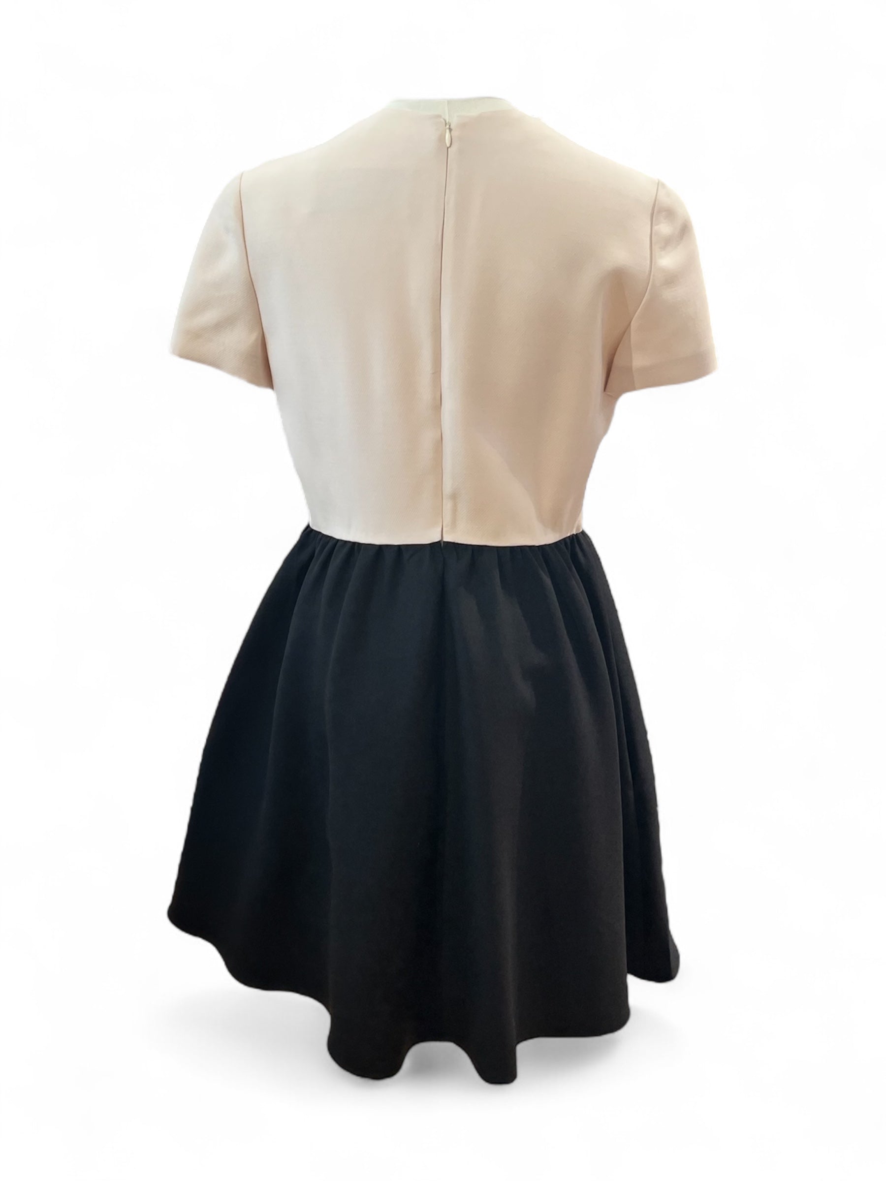 Valentino - Robe ecru et noir T44