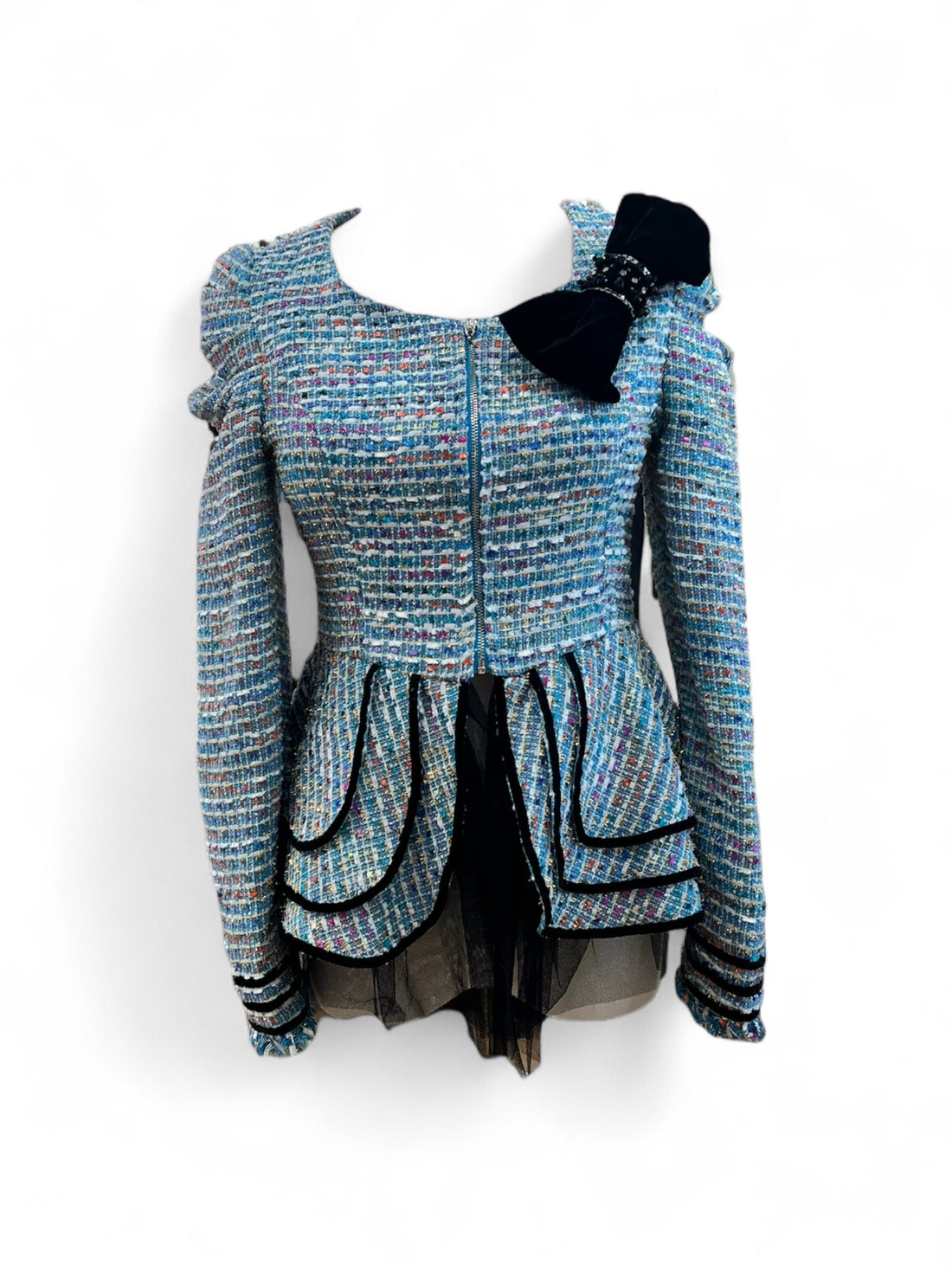 Miu Miu - Blaue Tweedjacke TS