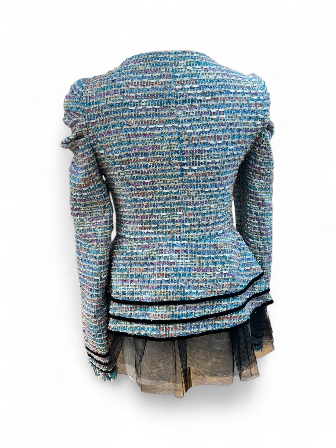 Miu Miu - Blaue Tweedjacke TS