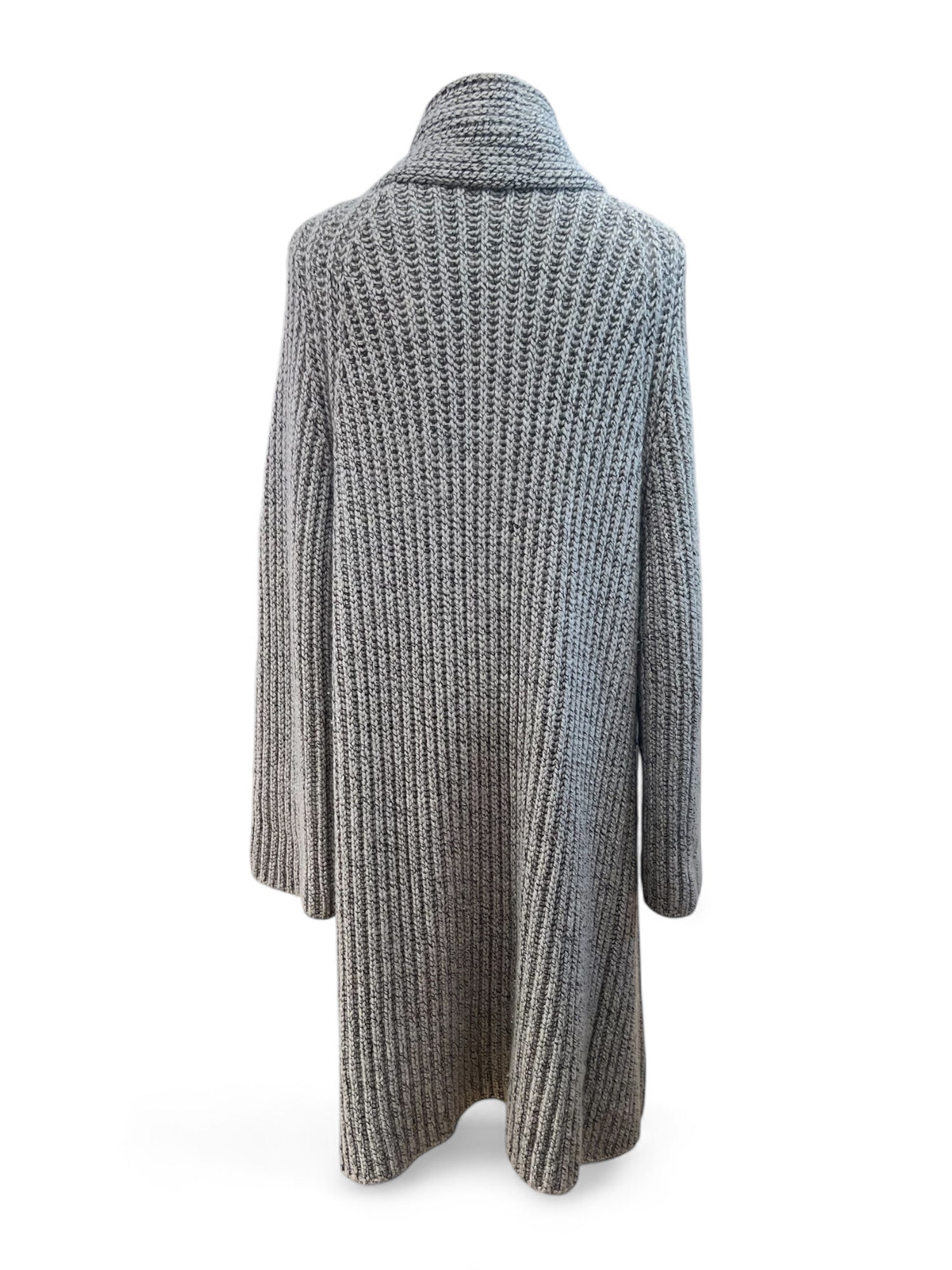 Hermès - Cardigan en laine gris TU