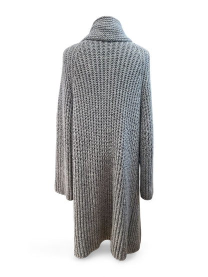 Hermès - Cardigan en laine gris TU