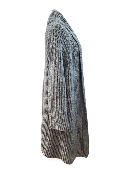 Hermès - Cardigan en laine gris TU