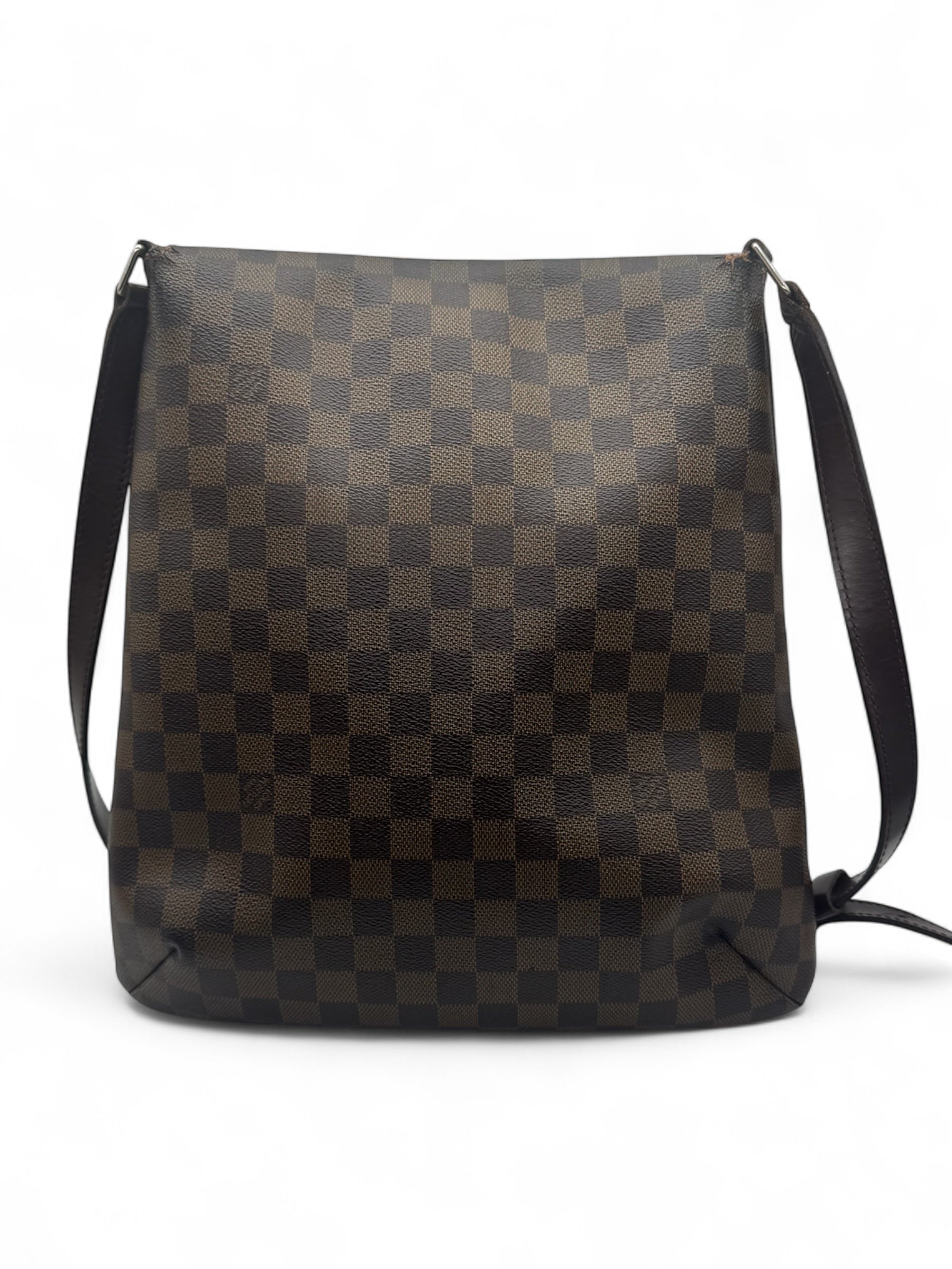 Louis Vuitton - Sac Musette Toile Damier Ebène