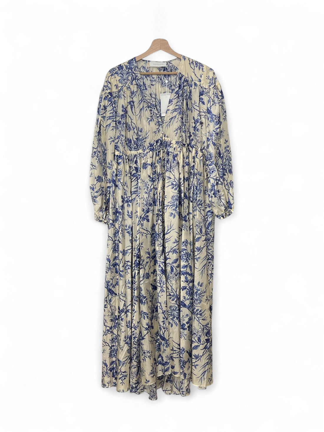 Zimmermann - Robe longue beige et bleu T1