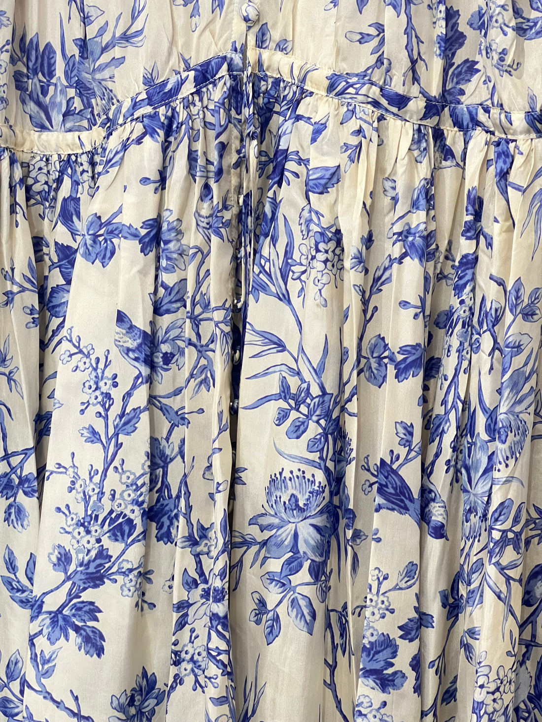 Zimmermann - Robe longue beige et bleu T1