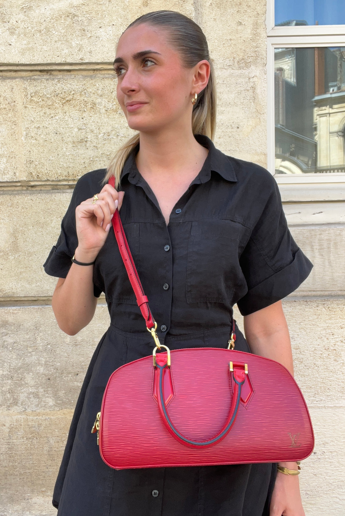 Louis Vuitton - Sac jasmin rouge