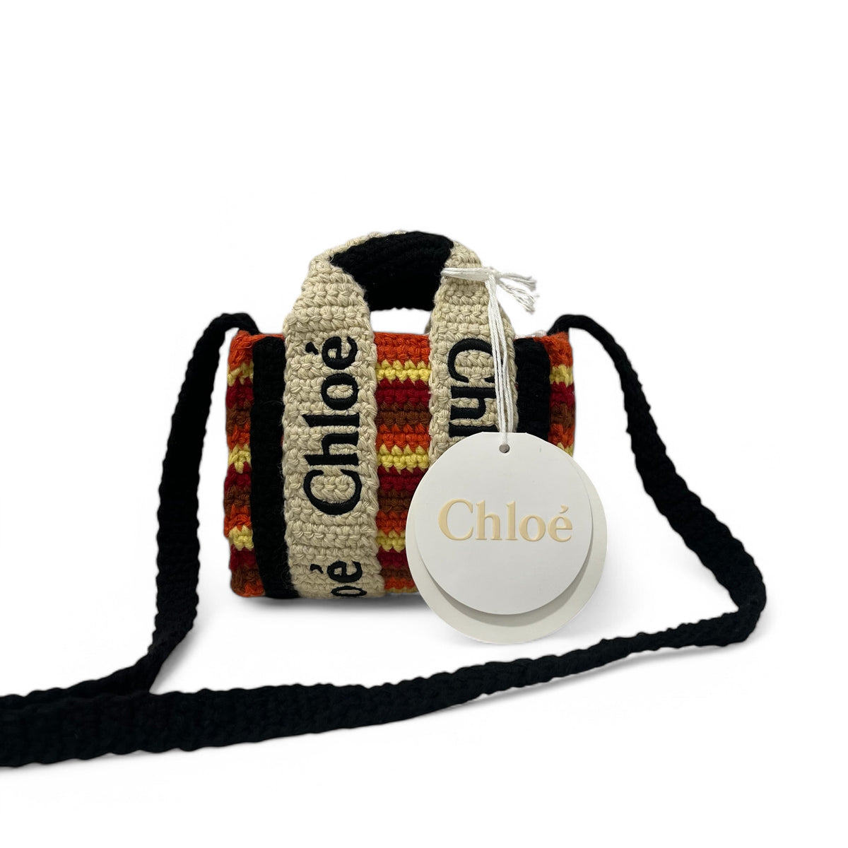 Chloé - Mini borsa all’uncinetto