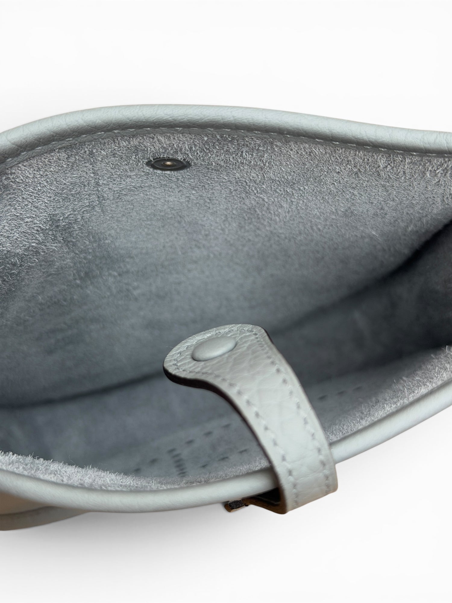 Hermès - Sac Mini Evelyne 16 Gris Perle