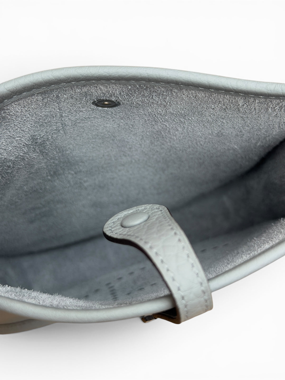 Hermès - Sac Mini Evelyne 16 Gris Perle