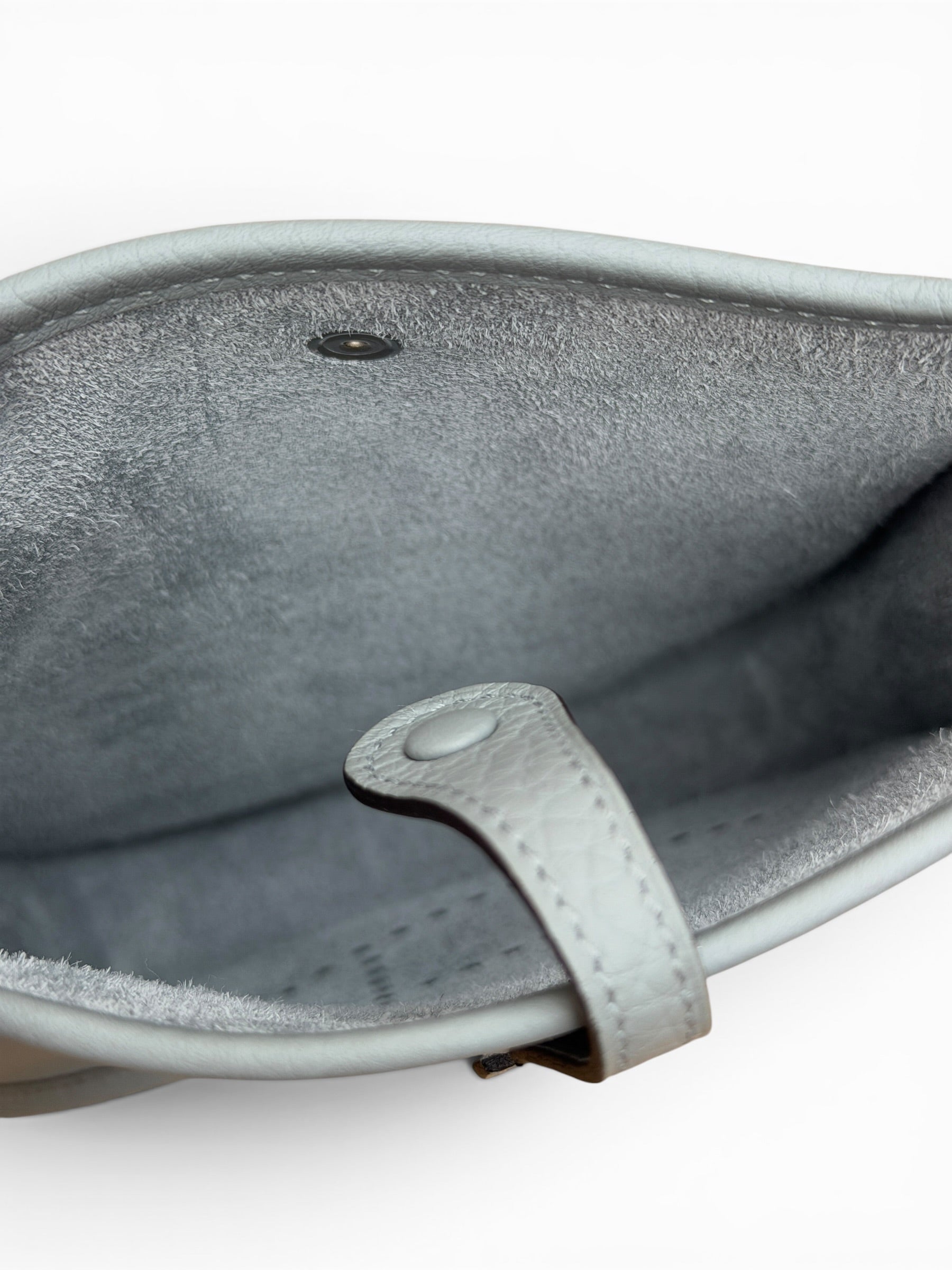 Hermès - Sac Mini Evelyne 16 Gris Perle