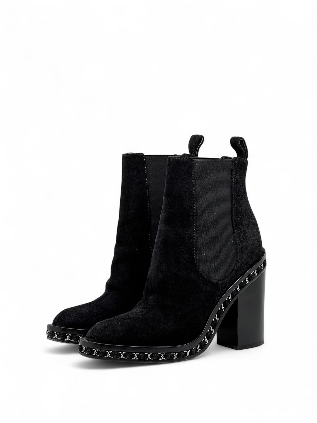 Chanel - Bottines en daim T35