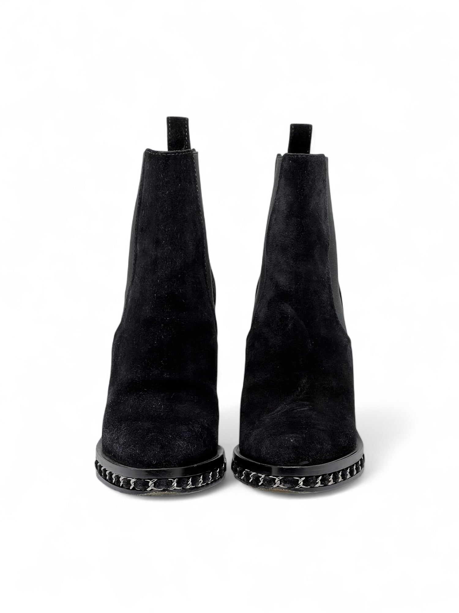 Chanel - Suede Ankle Boots T35