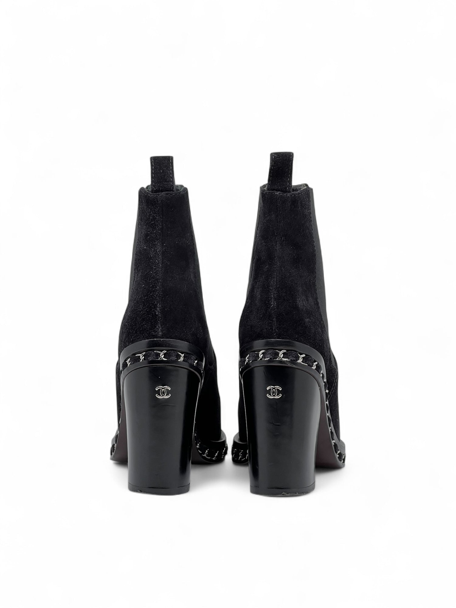 Chanel - Suede Ankle Boots T35