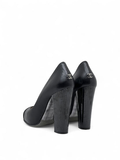 Chanel - Talons noirs T34