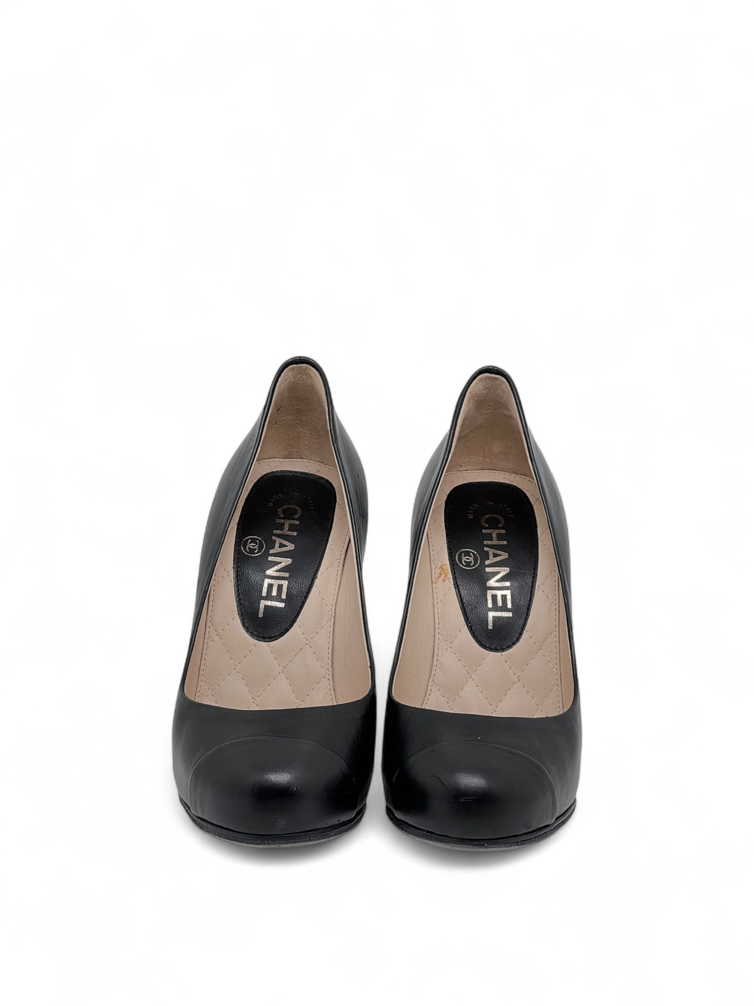 Chanel - Talons noirs T34
